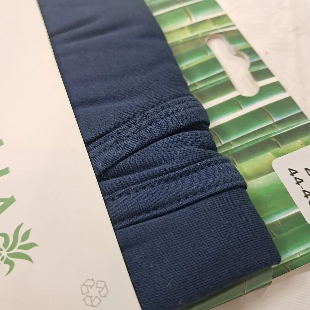 NEW Cariloha Boxer‎ Briefs with fly men's sz XXL 2xl 44-46 navy blue 95% Bamboo